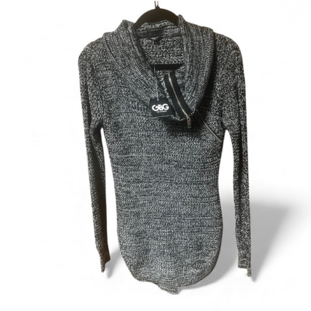 Guess GBG Los Angeles Zennaโ Zip Up Tunic Sweater NWT